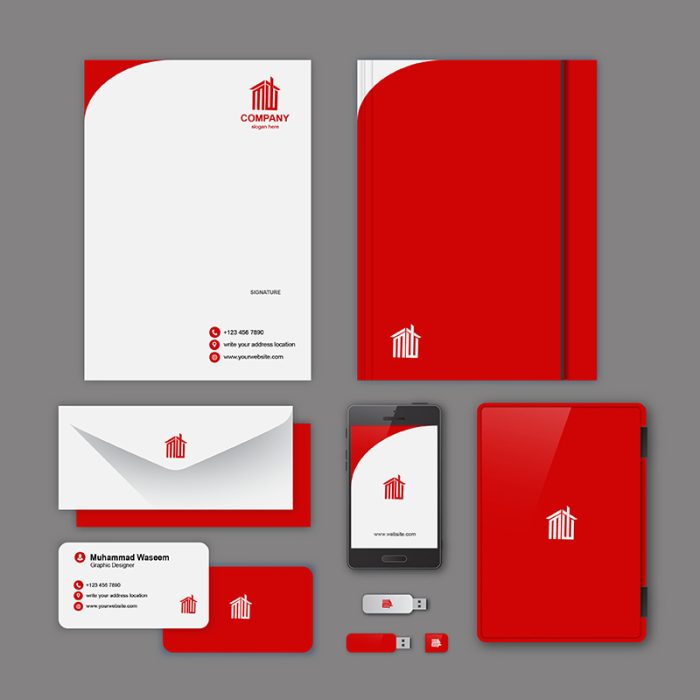 Corporate-Branding-Stationery-free-vector-download